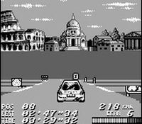 une photo d'Ã©cran de V-Rally Championship Edition sur Nintendo Game Boy